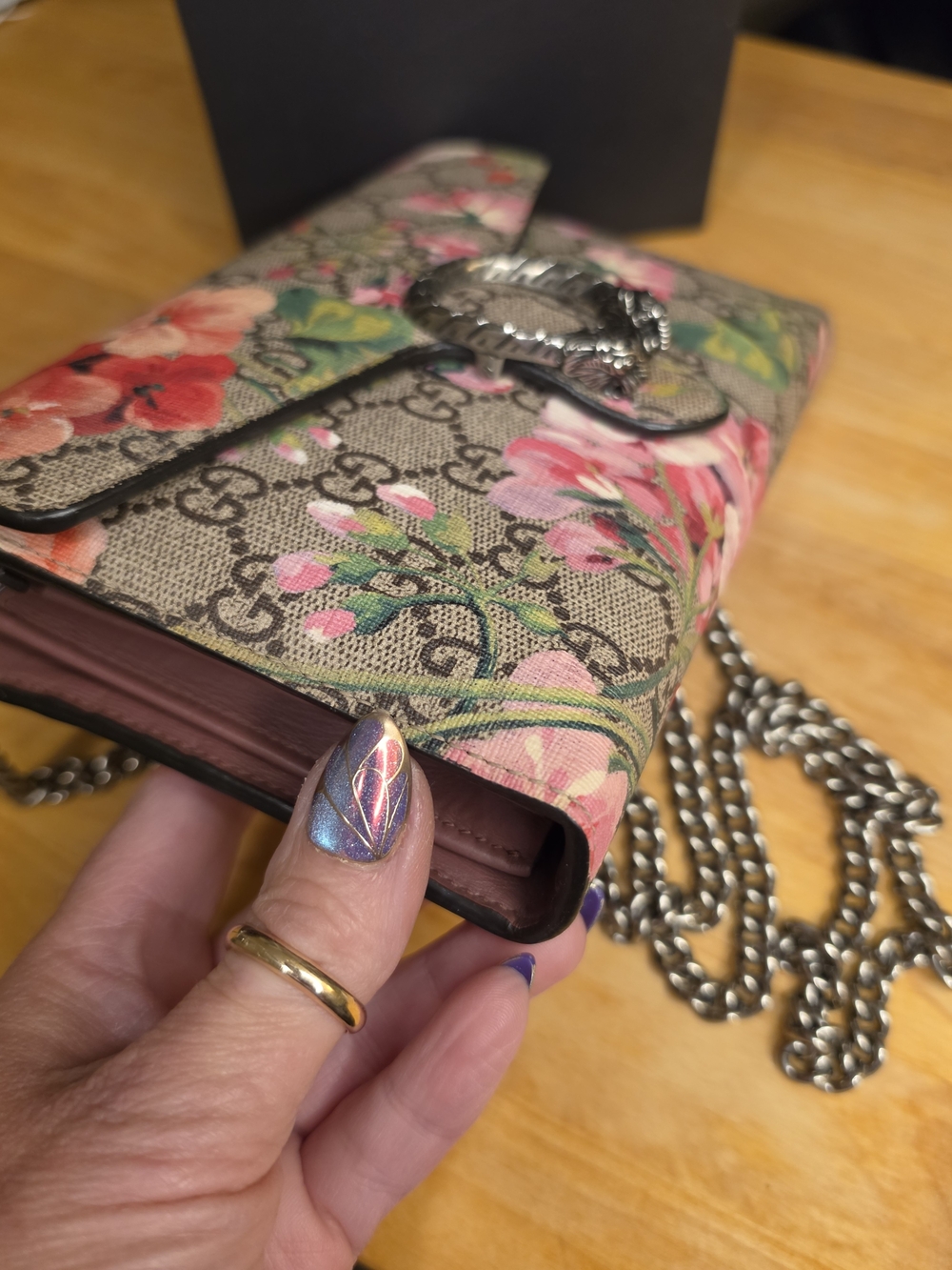 Gucci Dionysus Blooms Supreme 3 Way Chain Purse EUC - Picture 7 of 16